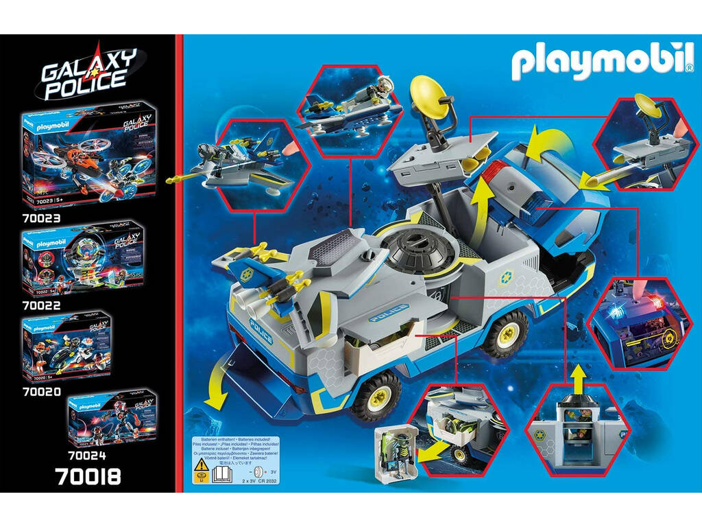 Playmobil Police Galactique Camion 70018
