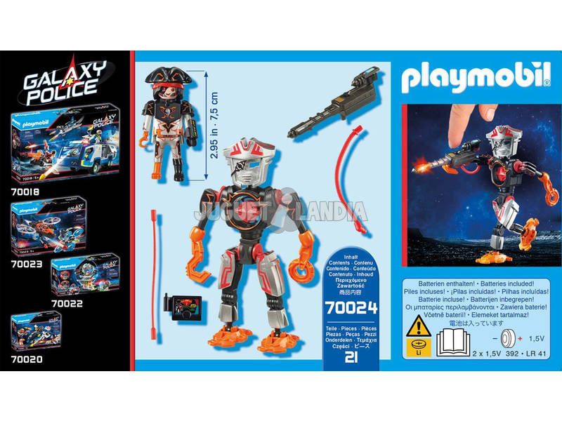 Playmobil Galaktische Piraten Roboter 70024