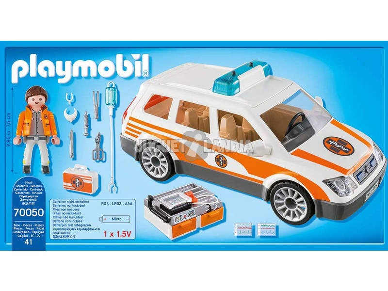 Playmobil Auto di Emergenza con Sirena 70050