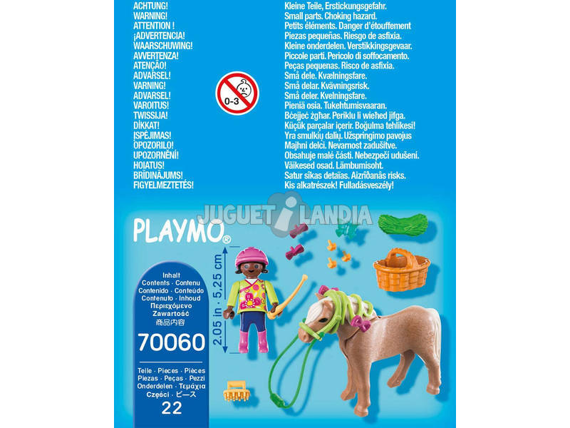 Playmobil Menina com Pónei 70060
