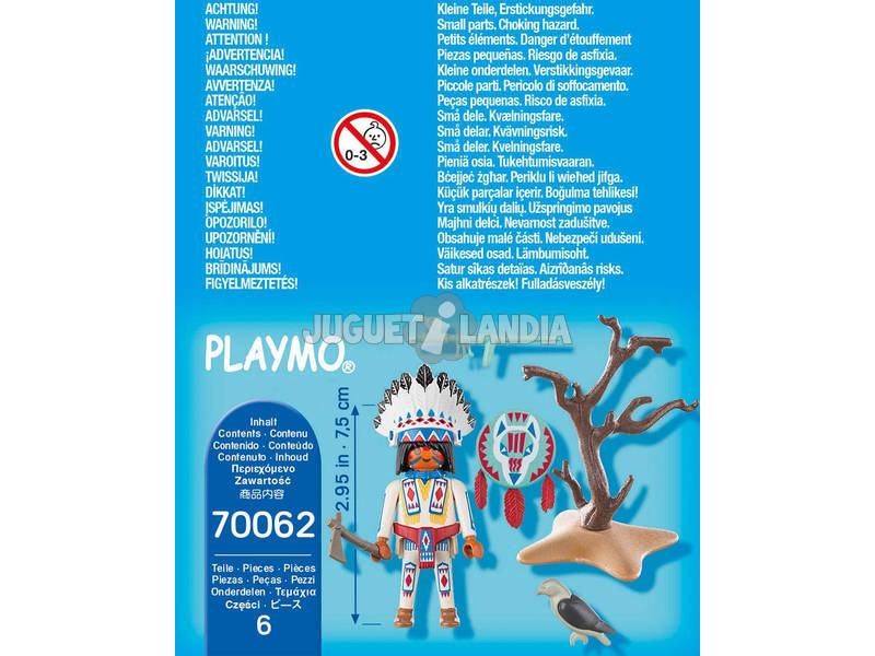 Playmobil Chef Nativo Amérindien 70062