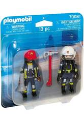 Playmobil Duopack Pompieri 70081
