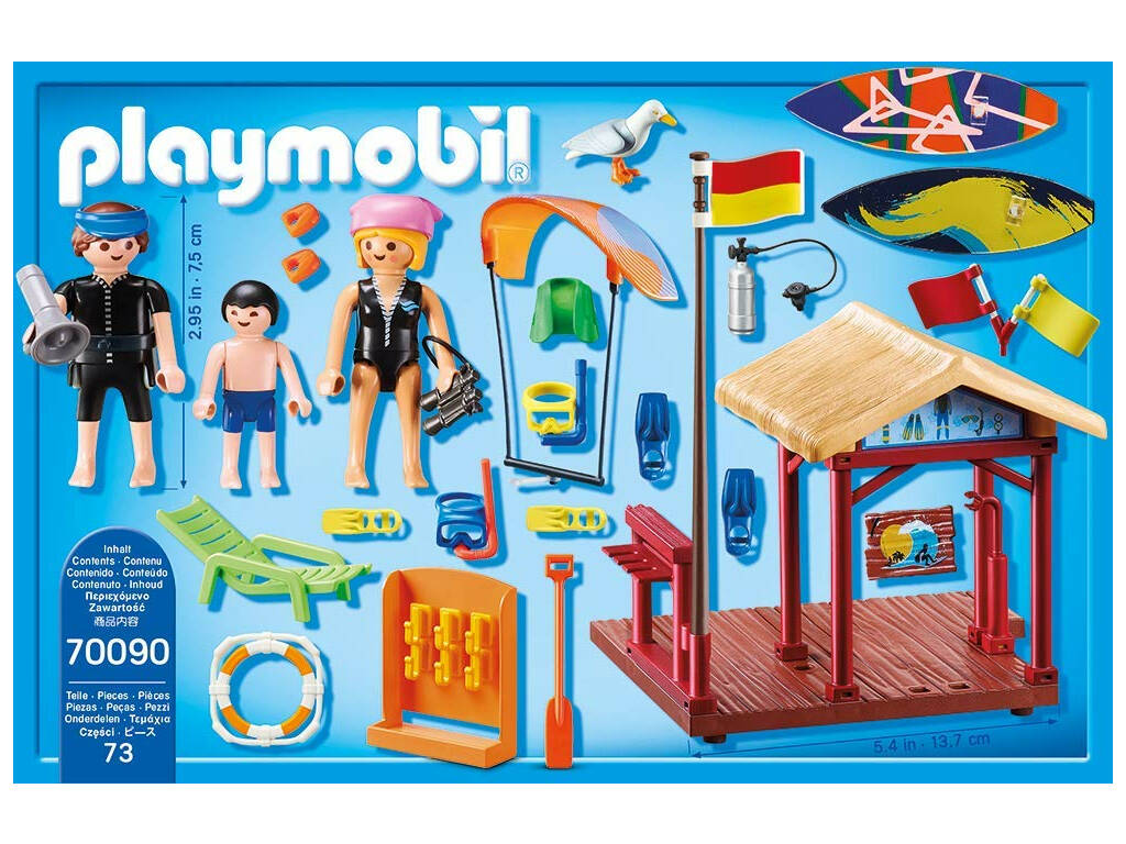 Playmobil Aula de Desportos Aquáticos 70090
