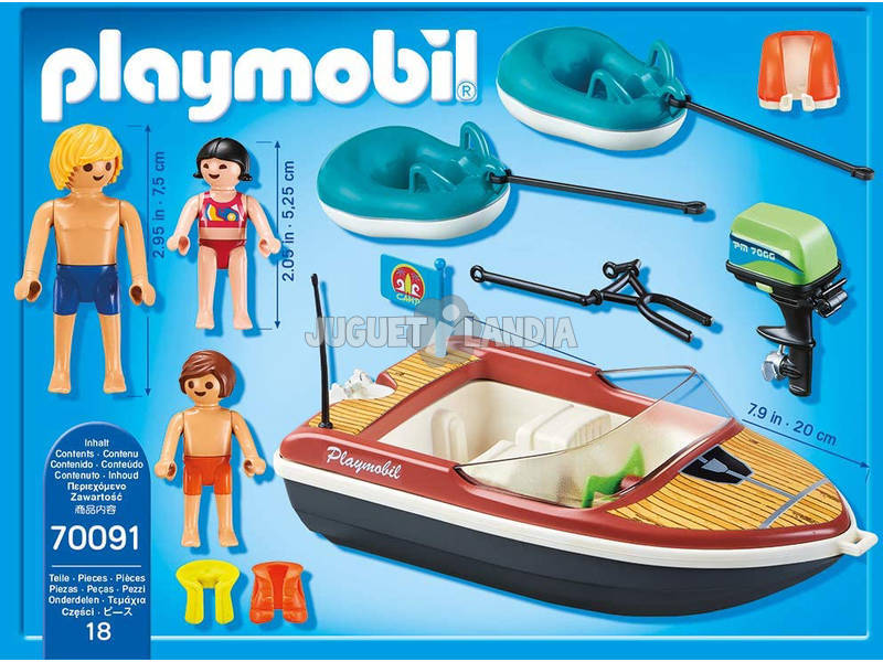 Playmobil Lancha con Flotadores 70091