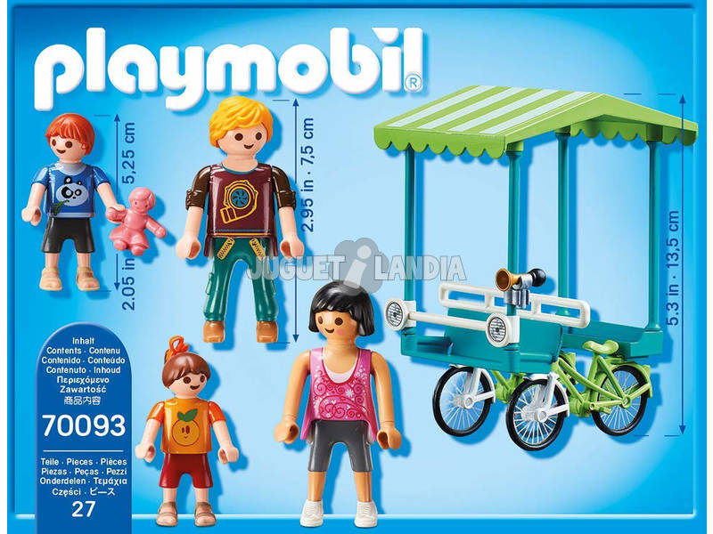 Playmobil Bicicleta Familiar70093