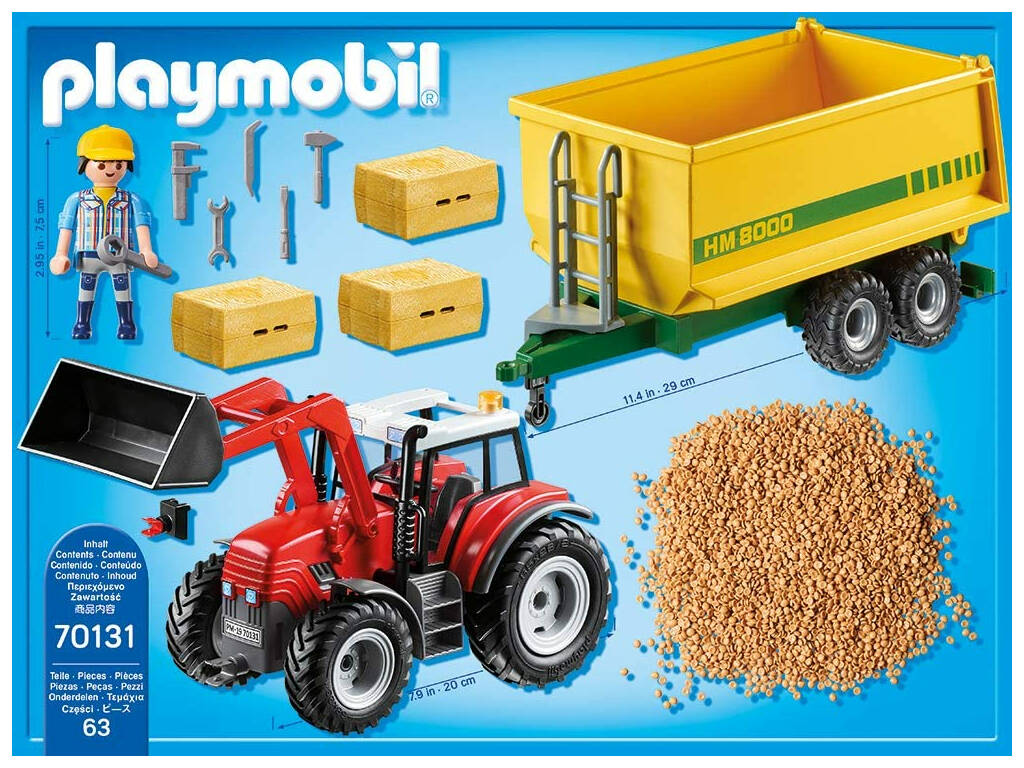 Playmobil Trator com Reboque Playmobil 70131