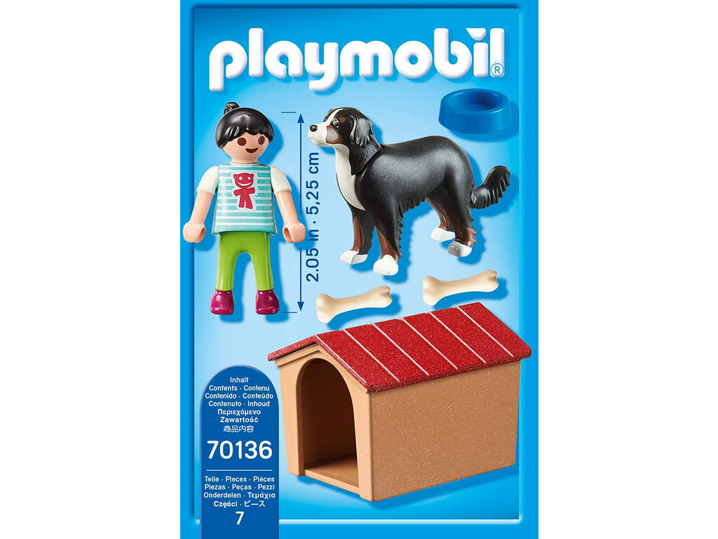 Playmobil Chien avec Petite Maison Playmobil 70136
