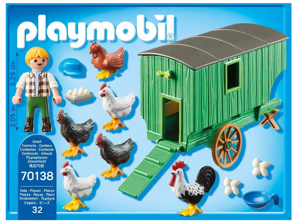 Playmobil Galinheiro Playmobil 70138