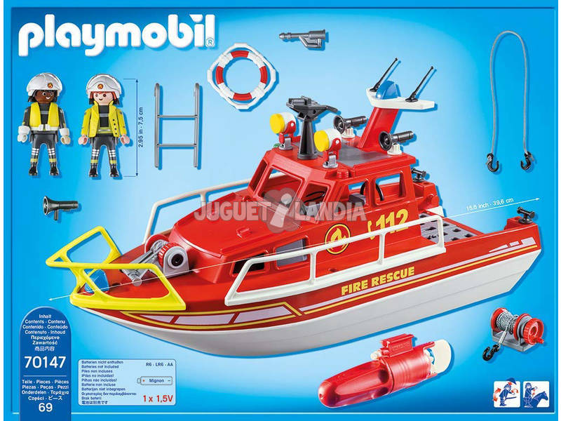 Playmobil Barco de Resgate 70147