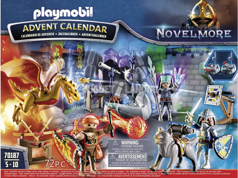 Playmobil Calendario de Adviento Batalla por la Piedra Mágica 70187