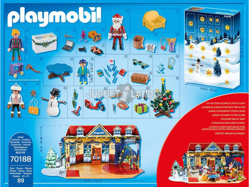 Playmobil Calendrier de l'Avent Boutique de Jouets 70188