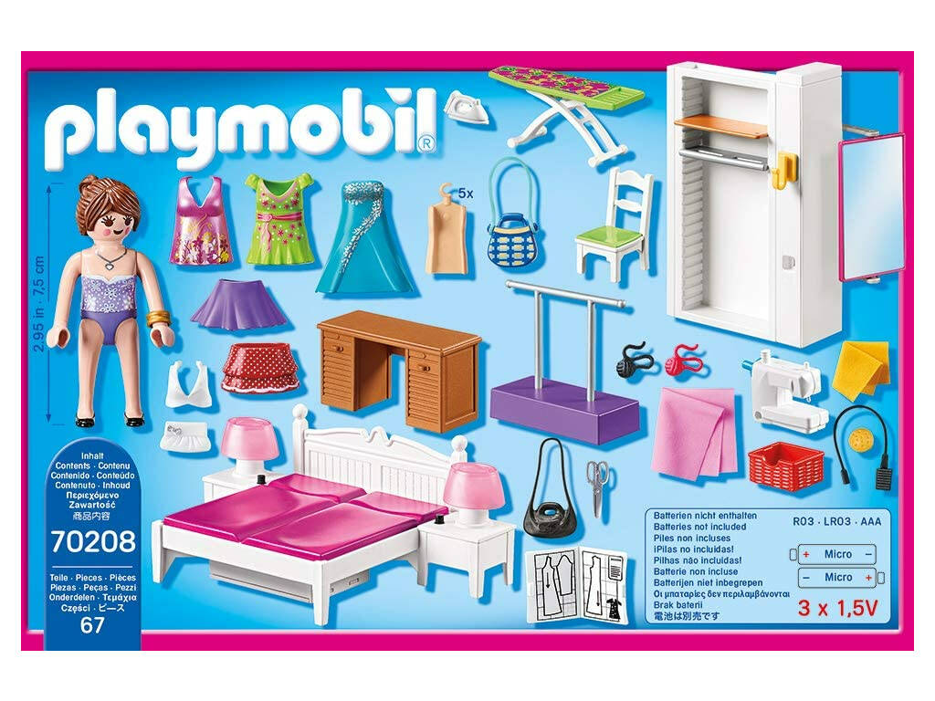 Playmobil Schlafzimmer 70208
