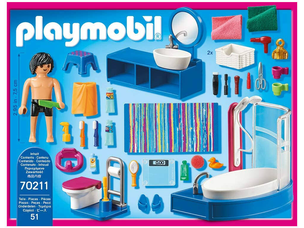 Playmobil Baño Playmobil 70211