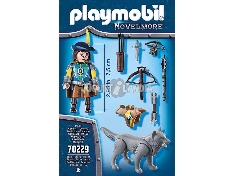 Playmobil Novelmore Homem-besta com Lobo Playmobil 70229