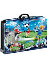 Playmobil Mallette Terrain de Football 70244