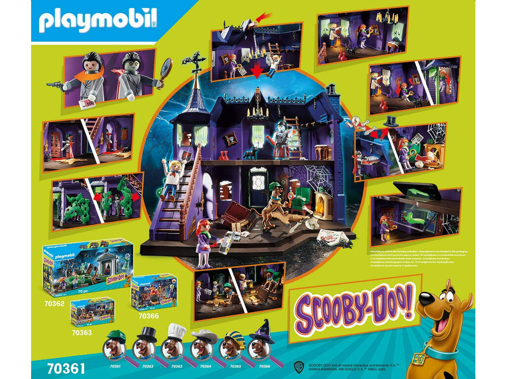 Playmobil Scooby-Doo Aventure dans un manoir mystérieux 70361