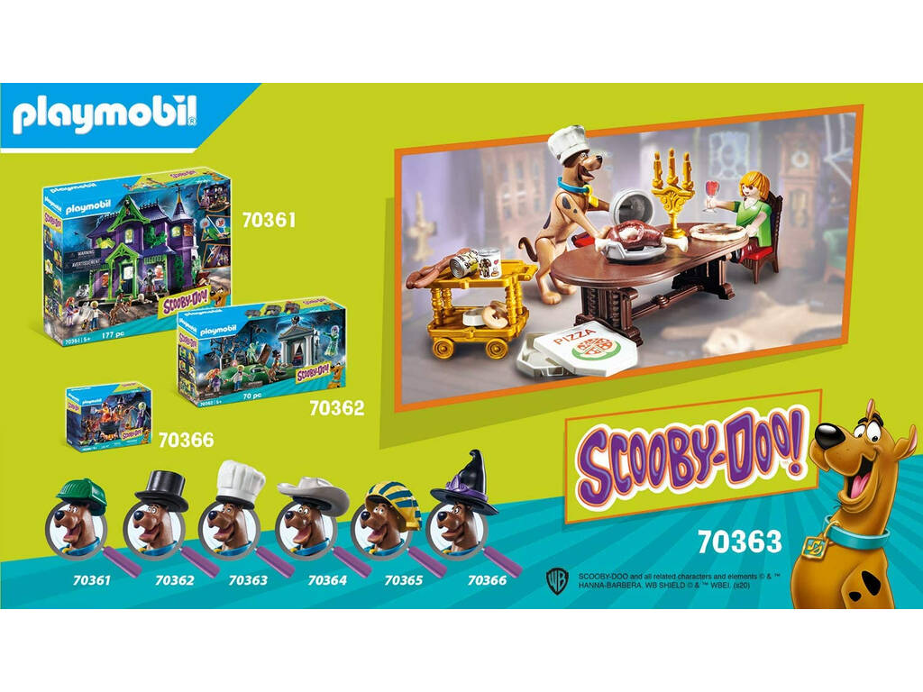 Playmobil Scooby-Doo Jantar com Shaggy 70363