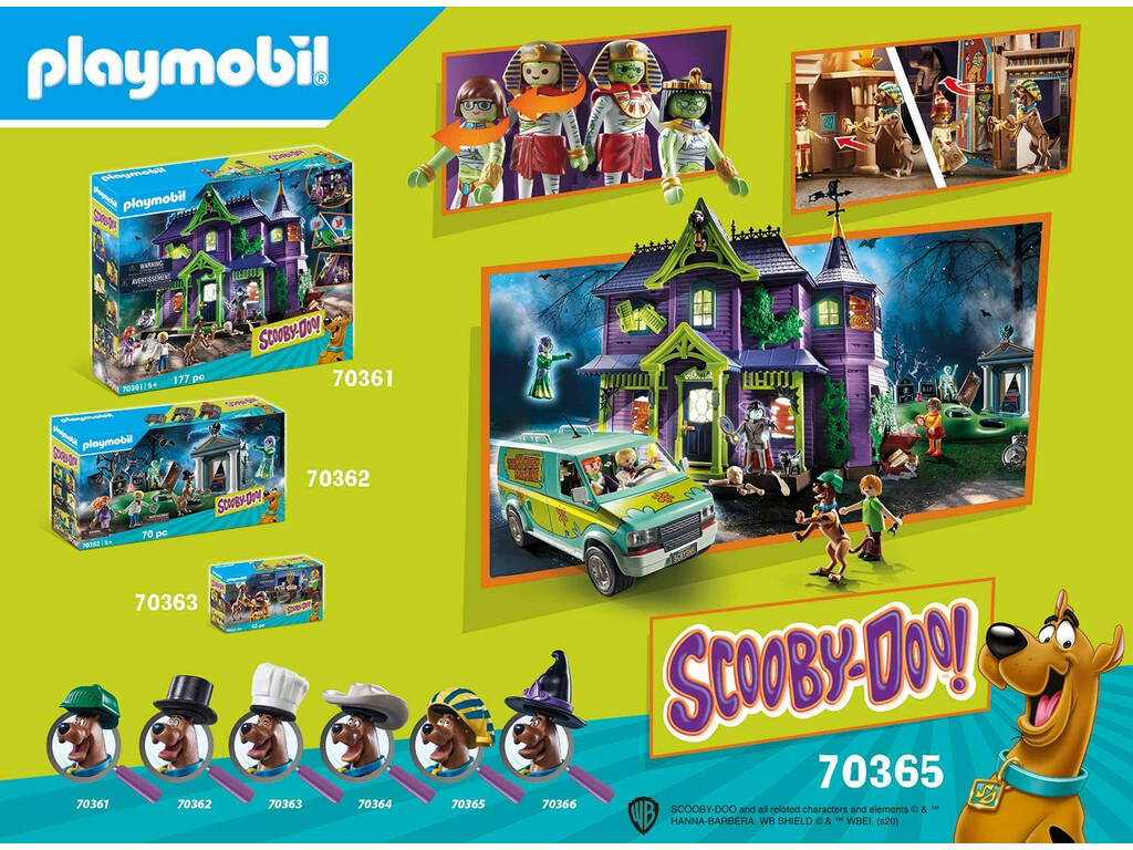Playmobil Scooby-Doo Aventure en Égypte 70365