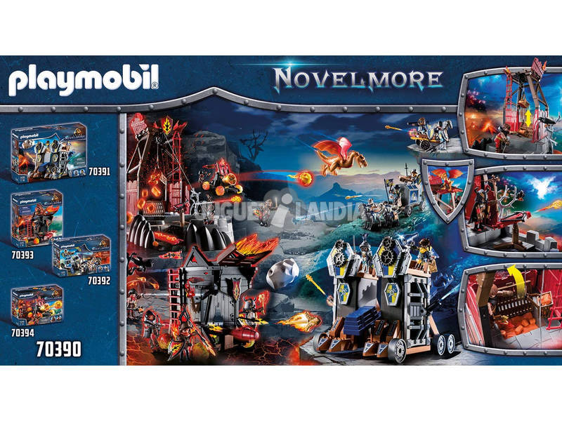 Playmobil Novelmore Mina de Lava dos Bandidos Burnham 70390
