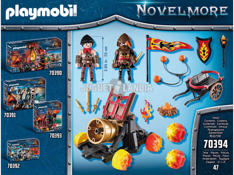 Playmobil Novelmore Catapulte à Lave des Burnham Raiders 70394