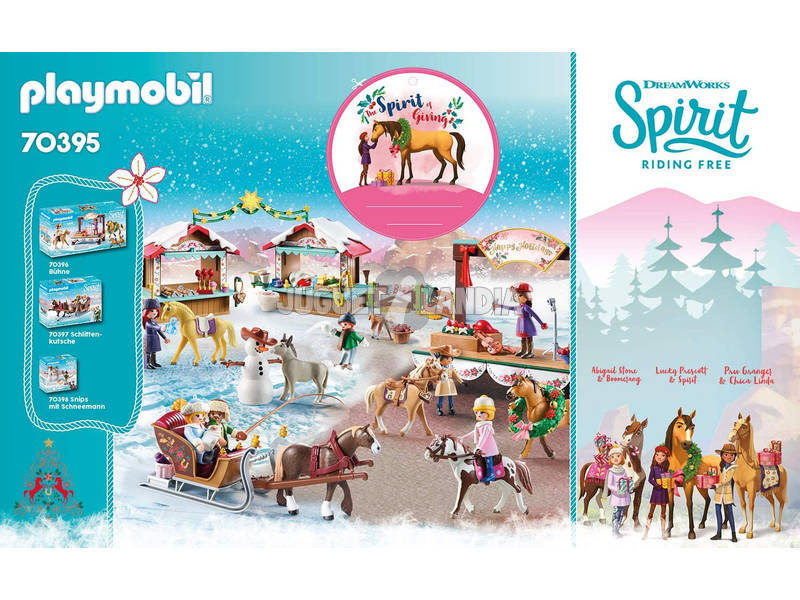Playmobil Spirit Weihnachten in Miradero 70395
