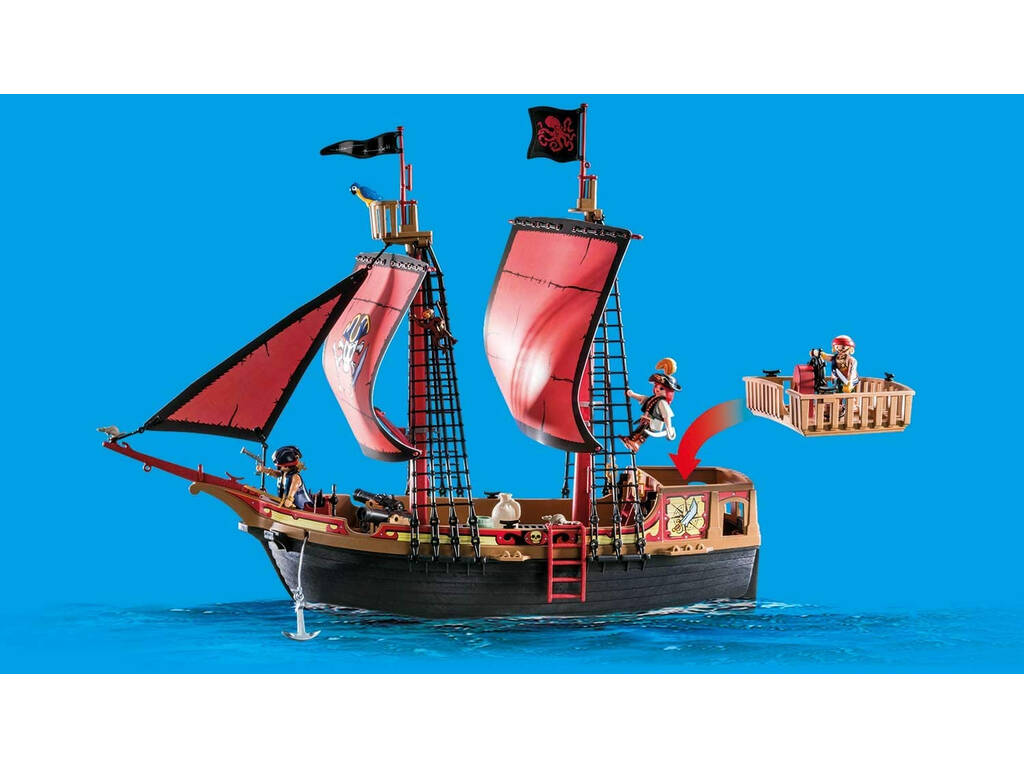 Acheter Playmobil Pirate avec Barque - Juguetilandia