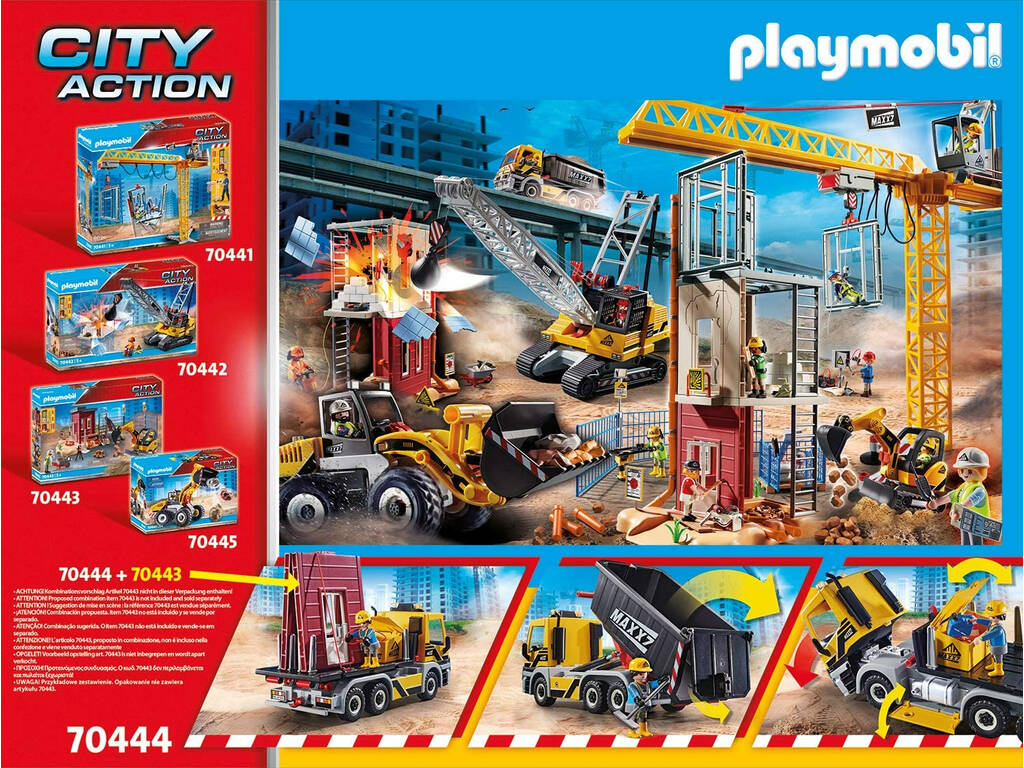 Playmobil Camion Costruzione 70444