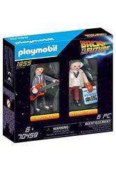 Playmobil Regreso al Futuro Marty McFly y Dr. Emmett Brown 70459