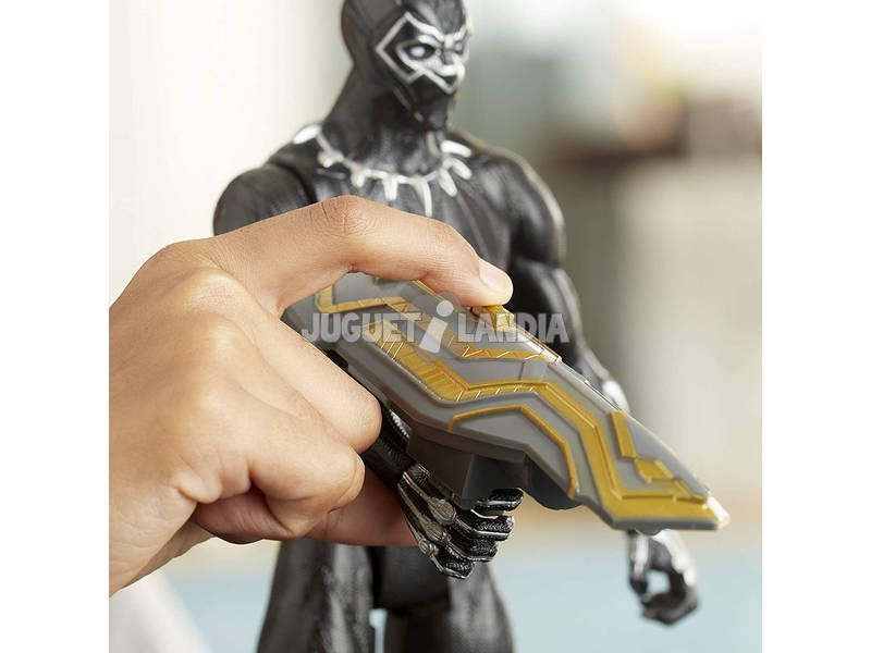 Avengers Figura Titan Black Panther con Accessori Hasbro E7388