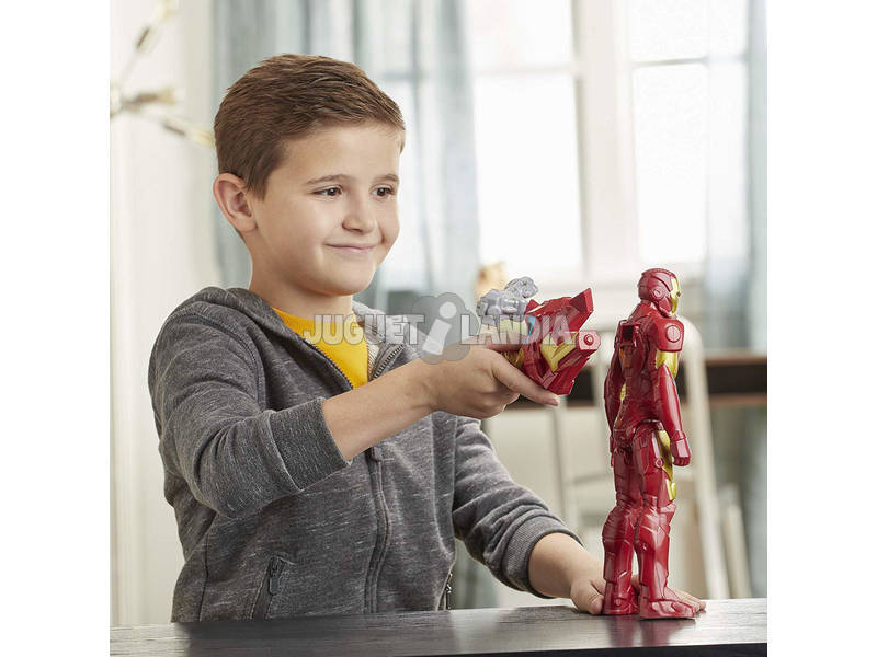Avengers Figura Titán con Accesorios Iron Man Hasbro E7380