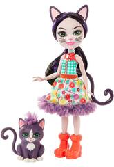 Enchantimals Poup�e Ciesta Cat avec Chat Climber Mattel GJX40