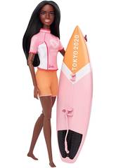 Barbie Jeux Olympiques Surfeuse Mattel GJL76