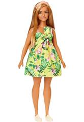 Barbie Fashionistas Robe Jaune à Fleurs Mattel FXL59