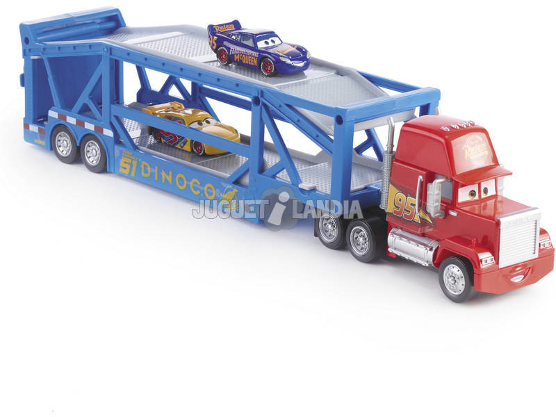 Cars Camion de Transport Mack avec 2 Voitures Mattel GKR37