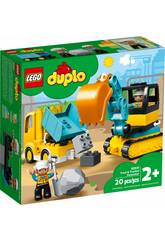 Lego Duplo Town Camin y Excavador con Orugas 10931
