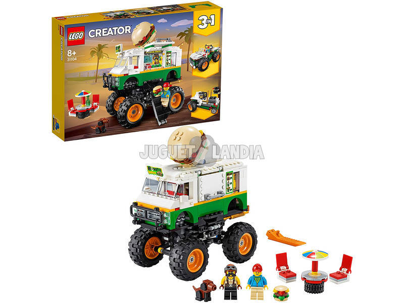 Lego Creator Monster Truck Hamburgergeschäft 31104