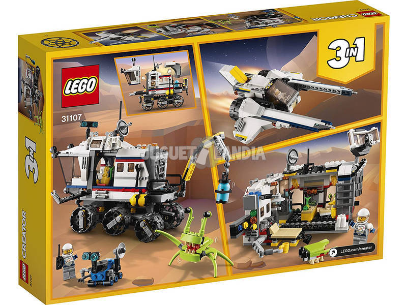Lego Creator Rover Explorateur Spatial 3 en 1 31107