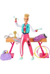 Barbie Gimnaste Ensemble de Jeux Mattel GJM72