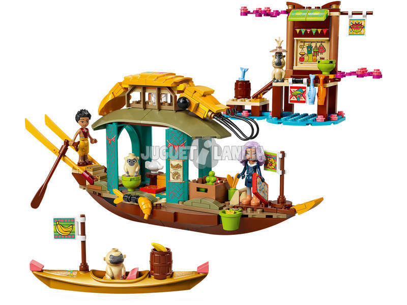 Lego Disney Raya O Último Dragão Barco de Boun 43185