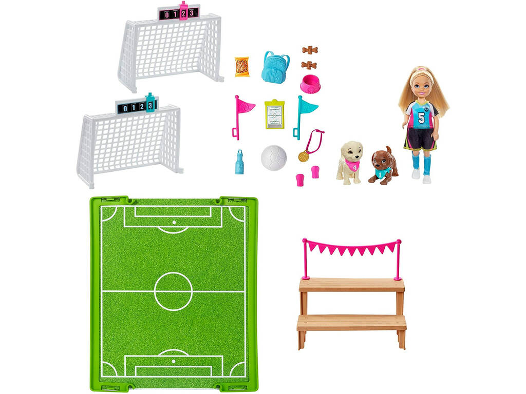 Barbie Conjunto de Futebol de Chelsea Mattel GHK37