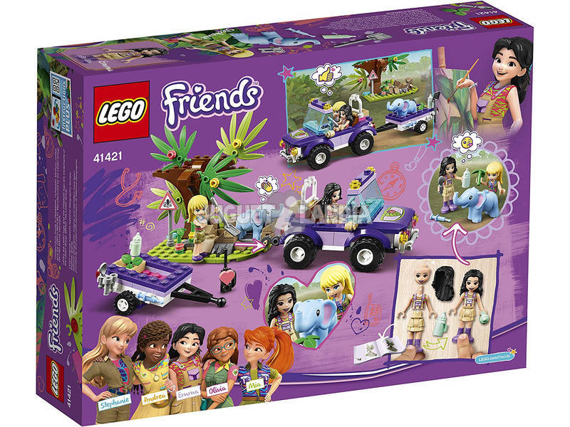 Lego Friends Resgate na Selva do Bebé Elefante 41421