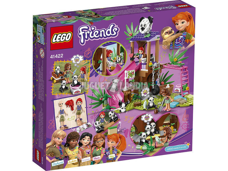 Lego Friends Maison Dans l'Arbre Panda dans La Jungle 41422
