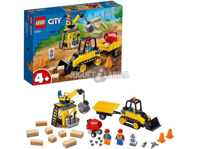Lego City Grandes Veículos Búldocer de Construção 60252