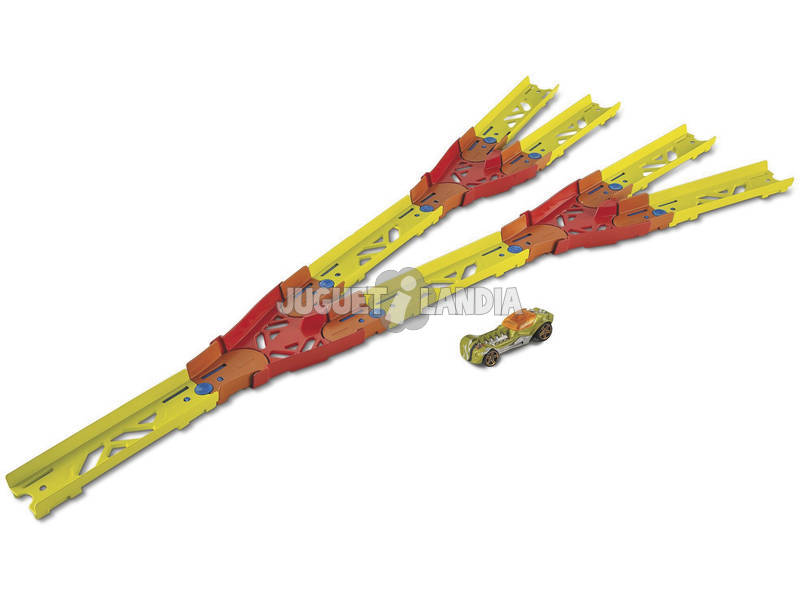 Hot Wheels Track Builder Unlimited Pack di Circuito Diviso Mattel GLC94