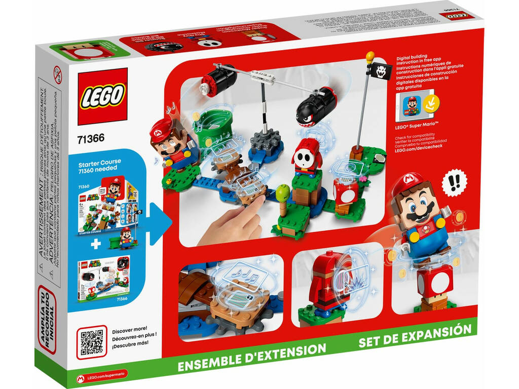 Lego Super Mario Set de Expansión: Avalancha de Bill Balazos 71366