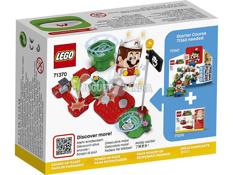 Lego Super Mario Pack Potenziatore: Mario di Fuoco 71370