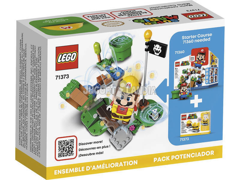 Lego Super Mario Pack Activateur: Mario Constructeur 71373