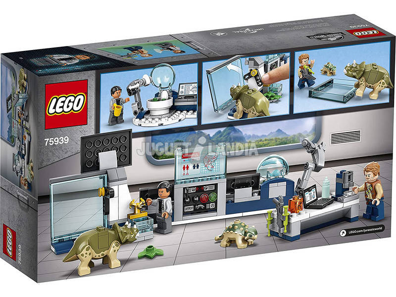 Lego Jurassic World Laboratoire du Dr. Wu Fuite des Nouveau-nés de Dinosaures 75939