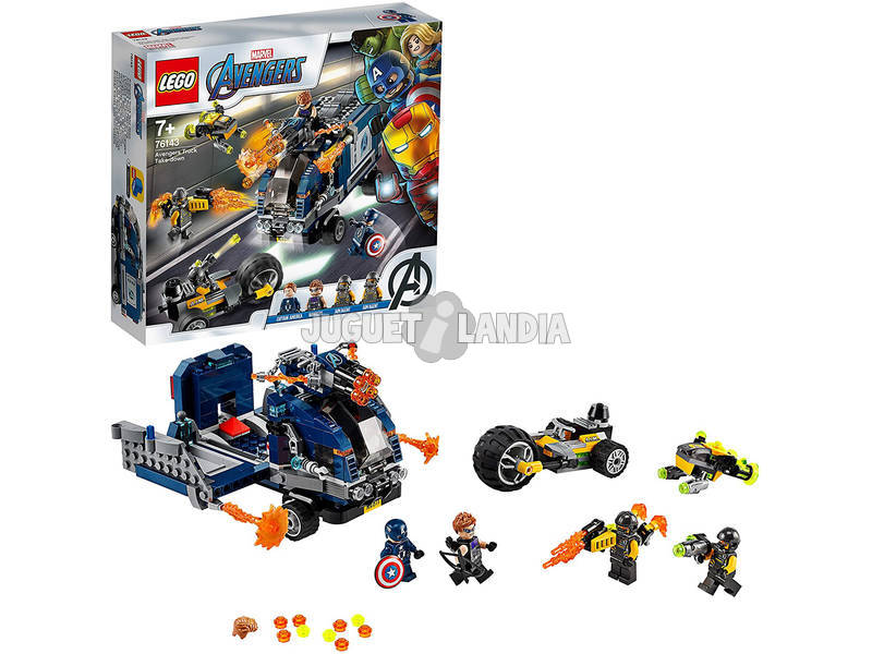 Lego Super Helden Avengers Abschaltung des Lastwagens 76143