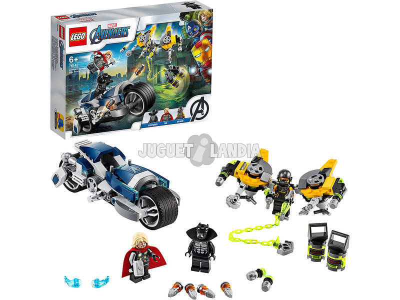 Lego Super Heroes Avengers Attacco in Moto 76142